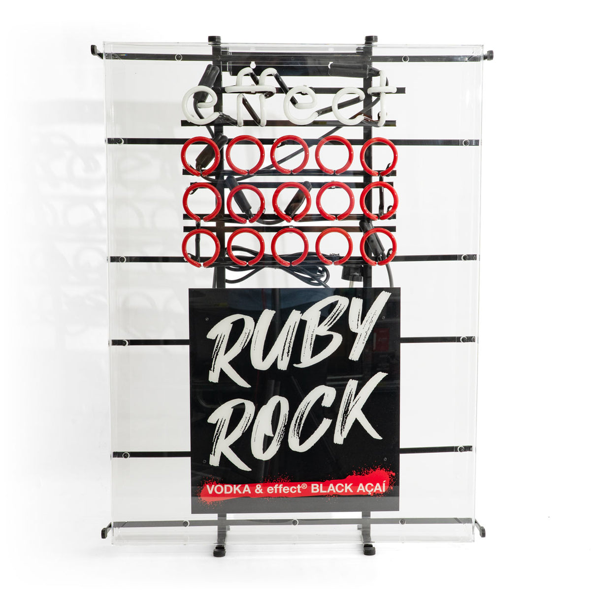 Effect Energy Leuchtreklame Luminated LED Neon Wall Sign Rubi Rock Dekoration – Ansicht 2