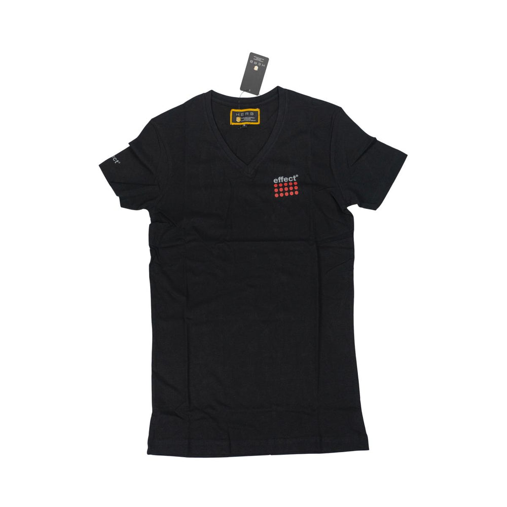 Effect Energy T-Shirt V-Neck Größe S Brustlogodruck Kleidung Merchandise Gastro