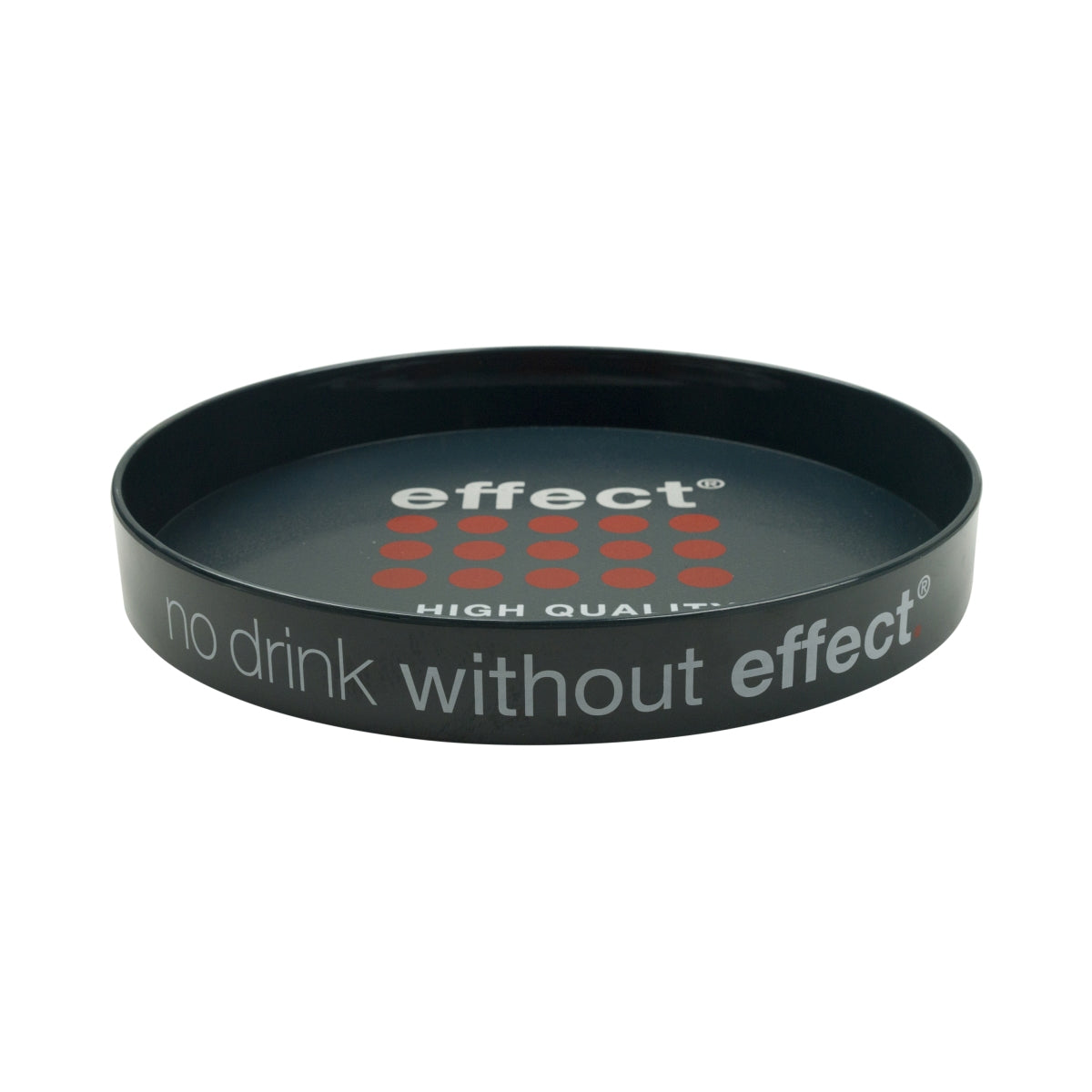 Effect Energy Tablett Serviertablett Kellnertablett grau gummiert hoher Rand – Ansicht 2
