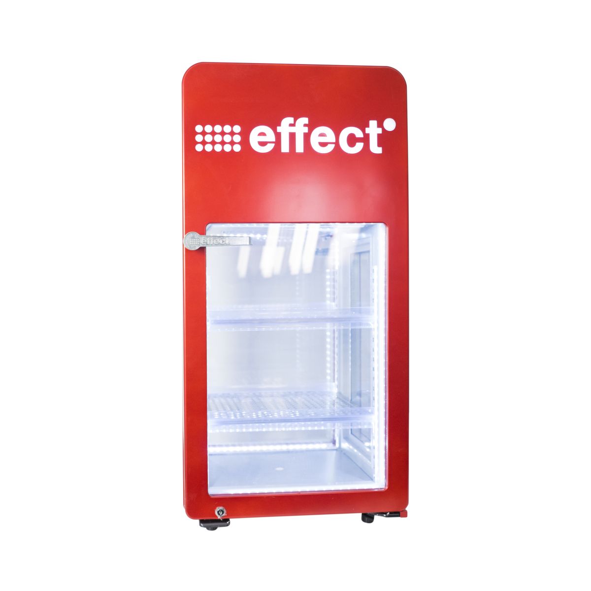 Effect Kühlschrank 360 Grad Cooler 78L Eco LED Luminated Fridge Getränkekühler