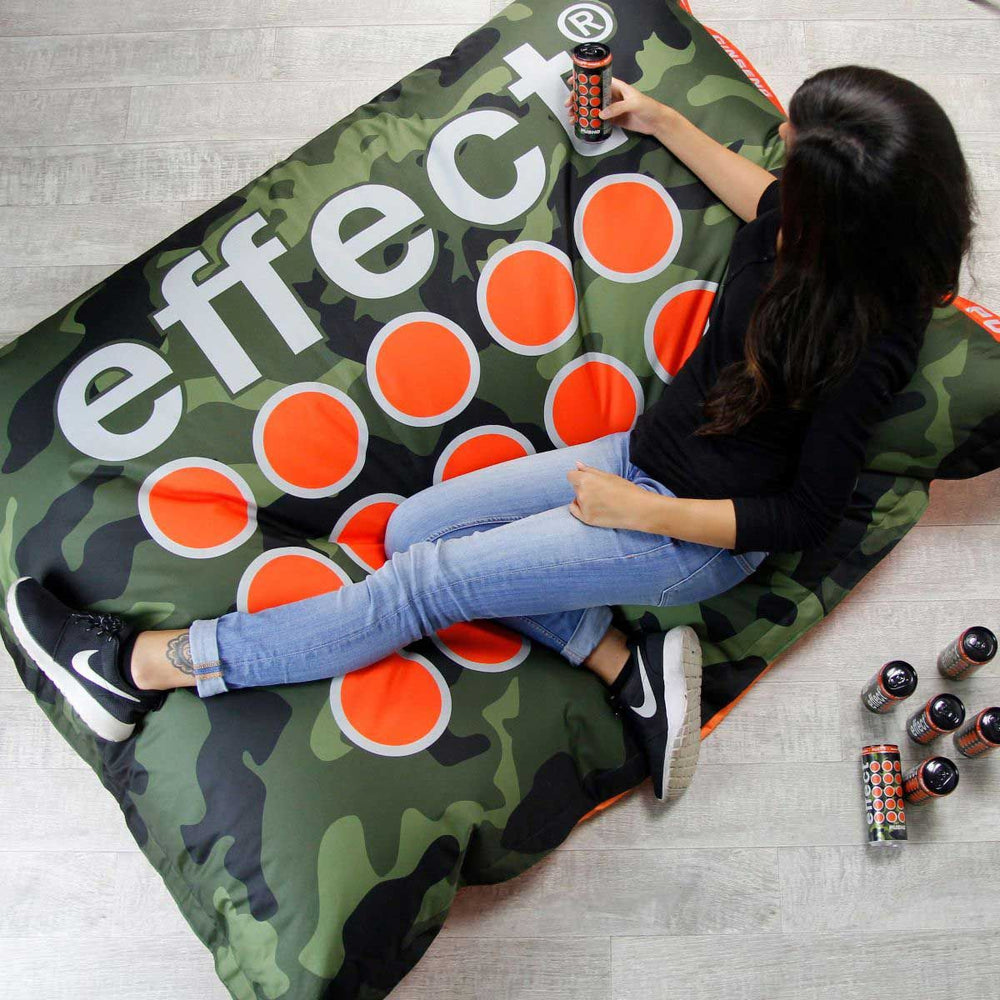 Effect Sitzsack Sitzkissen Camouflage Groß Outdoor Lounge Möbel Chill Sessel