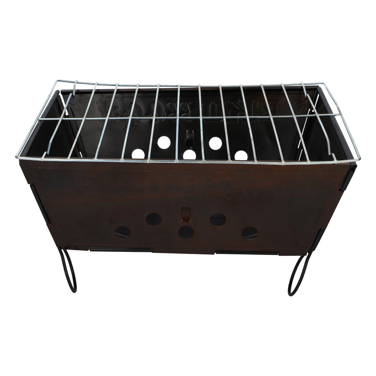 Eku Bier Grill Kompakt faltbar Mobiler BBQ Grill schwarz Metall Camping – Ansicht 3