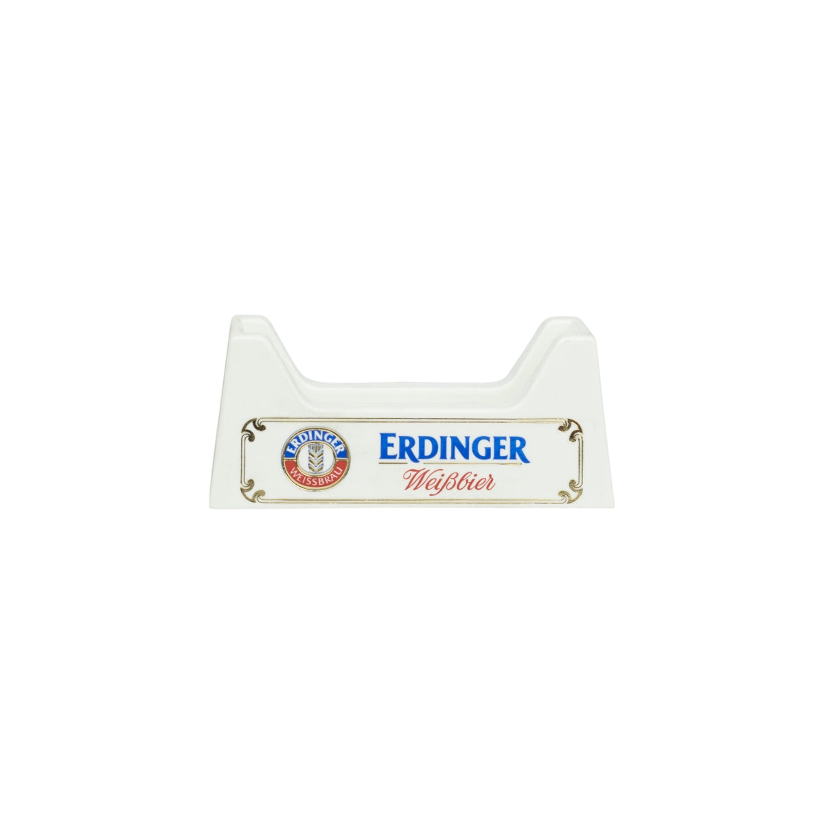 Erdinger Bier Bierdeckel Halter Weiß für 10 Untersetzer Halterung weiß Retro Bar