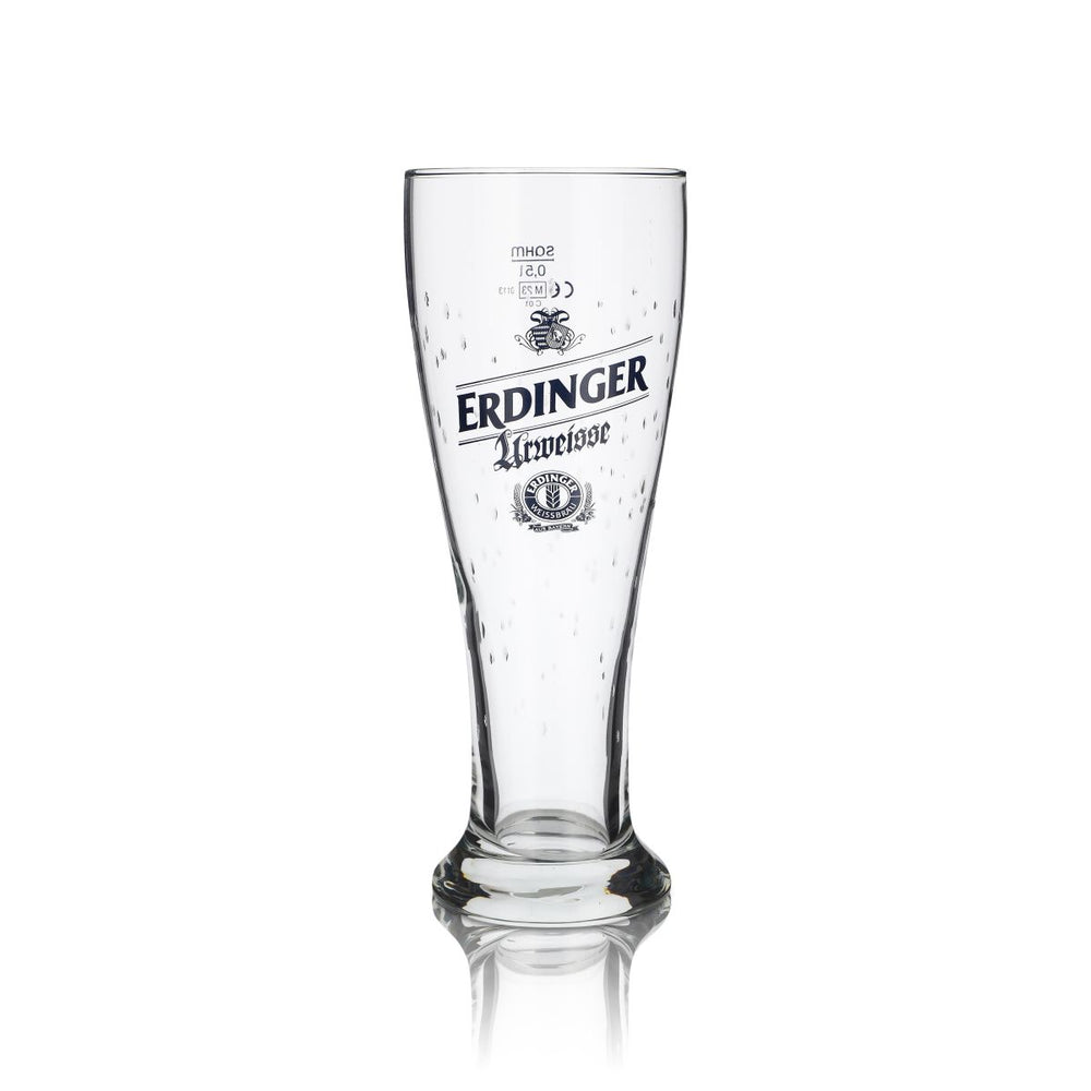 Erdinger Urweisse Glas 0,5l Weißbierglas Hefeweizen Gläser Tropfen-Design