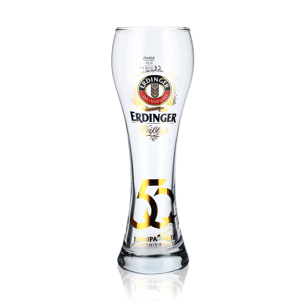 Erdinger Weissbier Bierglas Glas Sammelglas 0,5l Weißbierglas 50 J. E.P.
