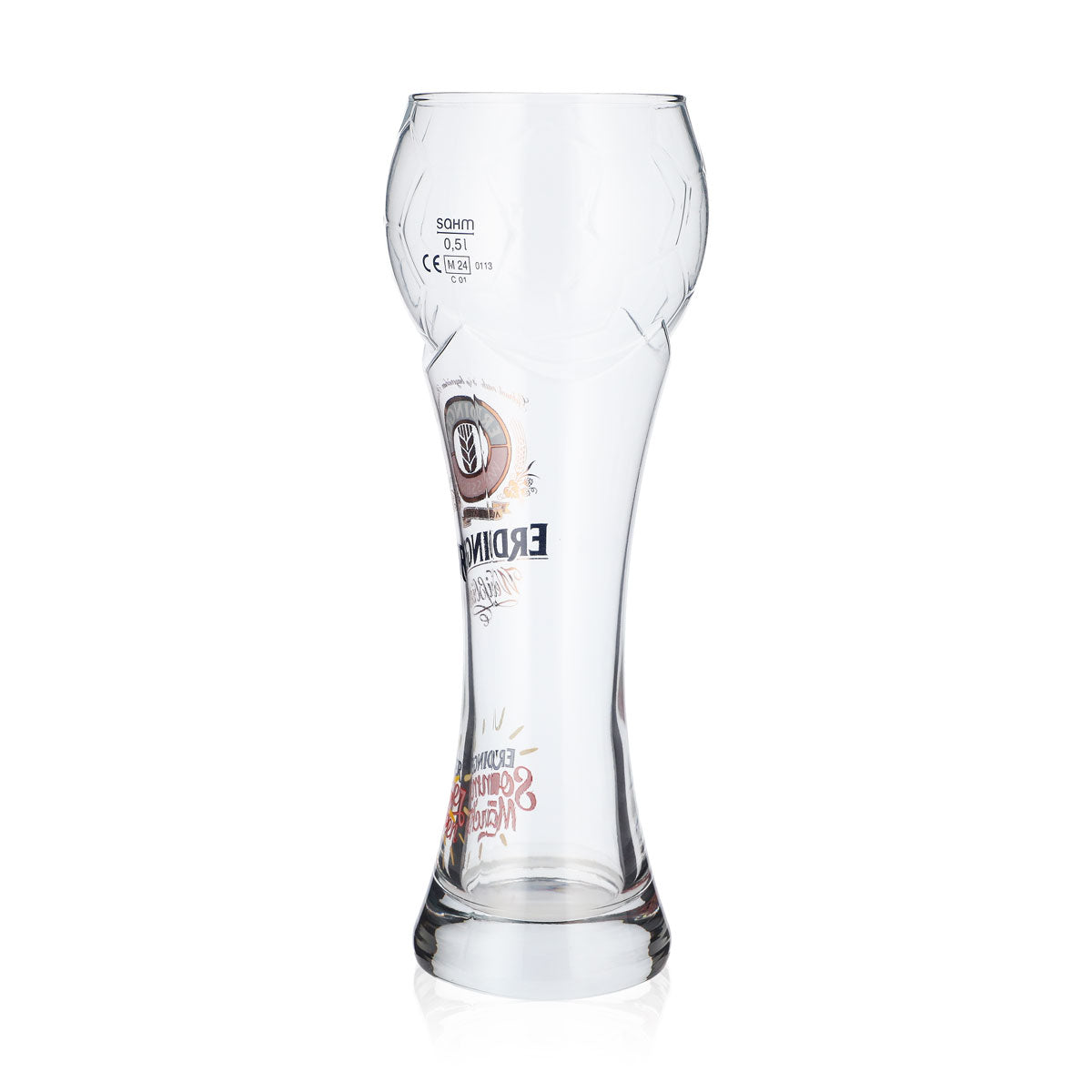 Erdinger Weissbräu Bier Glas 0,5l Sommer Märchen Fußball Pokal Sahm – Ansicht 3