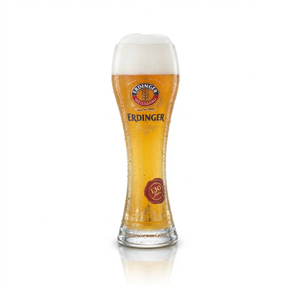 Erdinger Weissbräu Weißbier Glas 0,5l 130 Jahre Jubiläums Sammler Edition Weizen