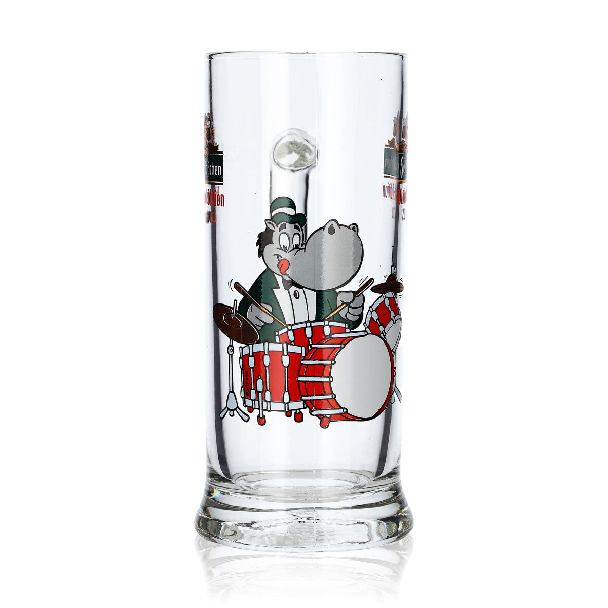 Feldschlösschen Bier Glas 0,3l Bierkrug Jubiläums-Seidel 2010 Dixieland-Edition