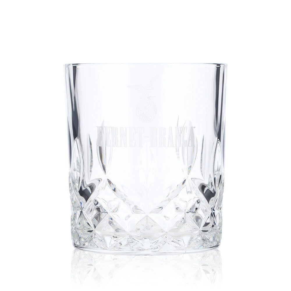 Fernet Branca Likör Glas Gläser 0,24l Tumbler/Becher Relief