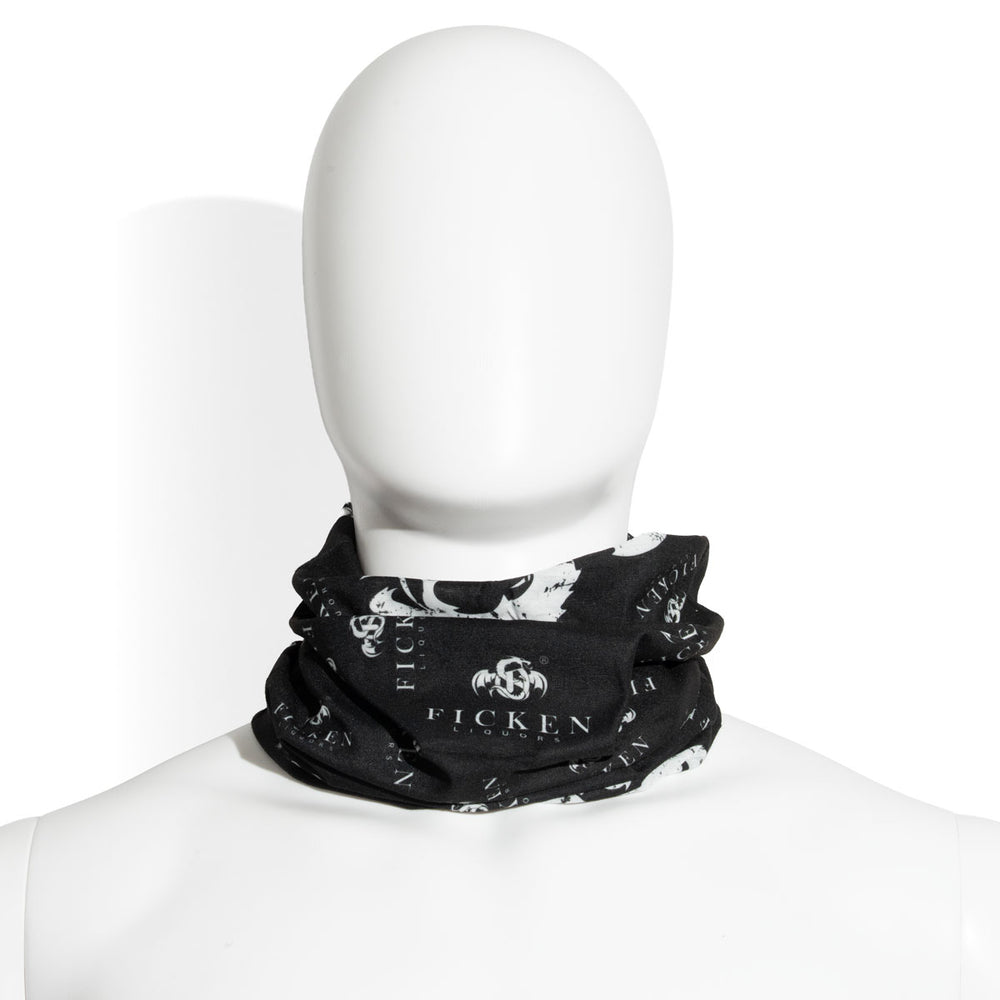 Ficken Likör Halstuch Bandana Tuch NEU OVP schwarz Halsband Multifunktionstuch