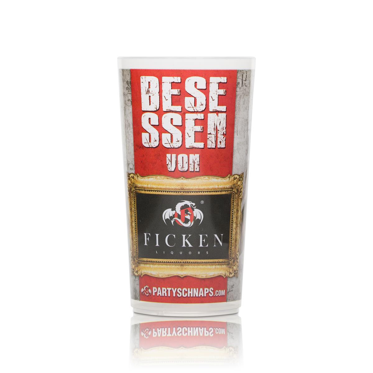 Ficken Likör Kunststoff Becher 0,2l Mehrweg Party Longdrink Festival Schnaps – Ansicht 2
