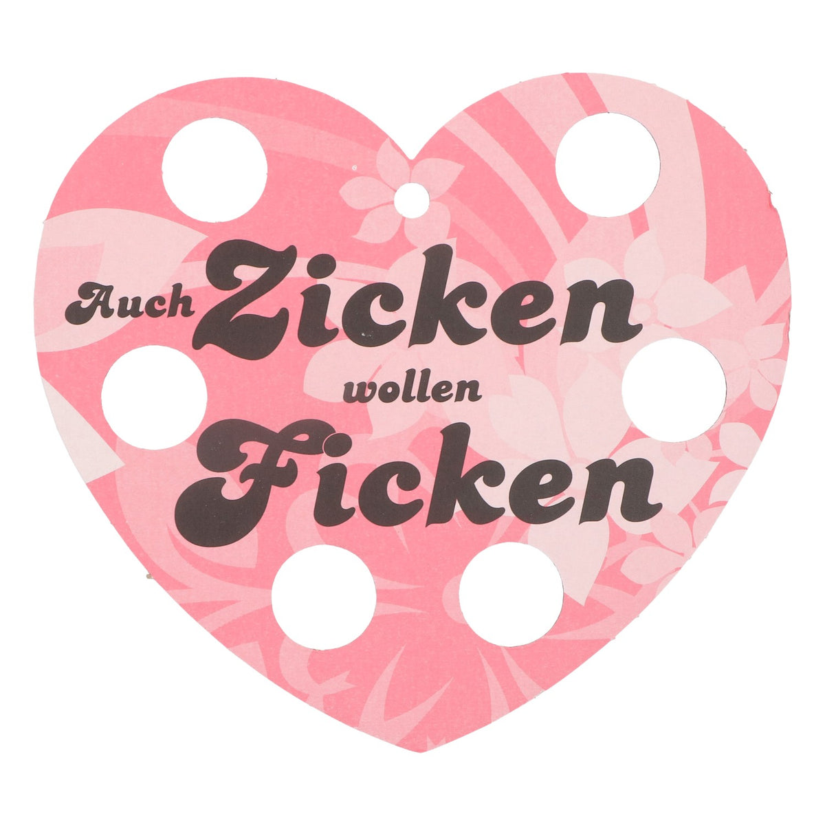 Ficken Shothalter Herzform Rosa auch Zicken wollen Ficken Papier Tablett