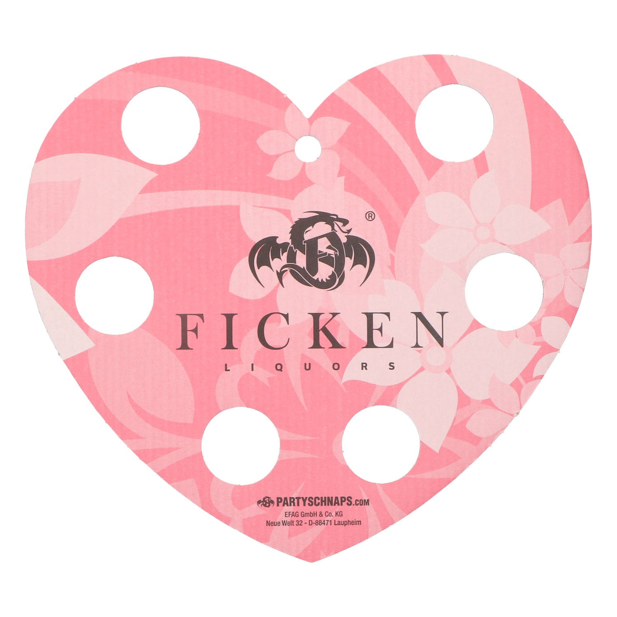 Ficken Shothalter Herzform Rosa Bitte Ficken Papier Schild Tablett Pappe – Ansicht 2