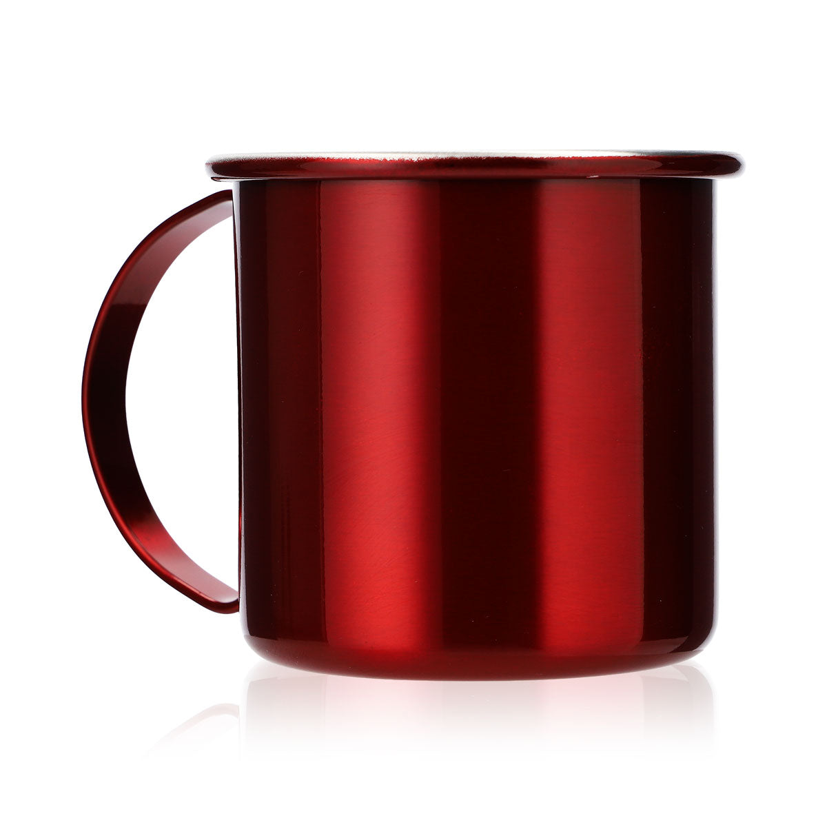 Fireball Whisky Glas Edelstahltasse 0,46l Becher Moskow Mule Rot – Ansicht 3