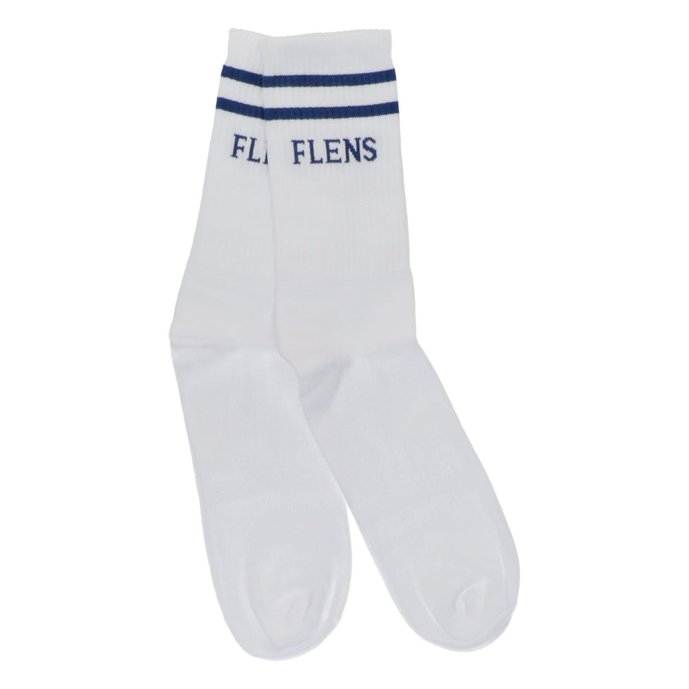 Flensburger Bier Socken Wollsocken Strümpfe Unisex "Flens" Weiß