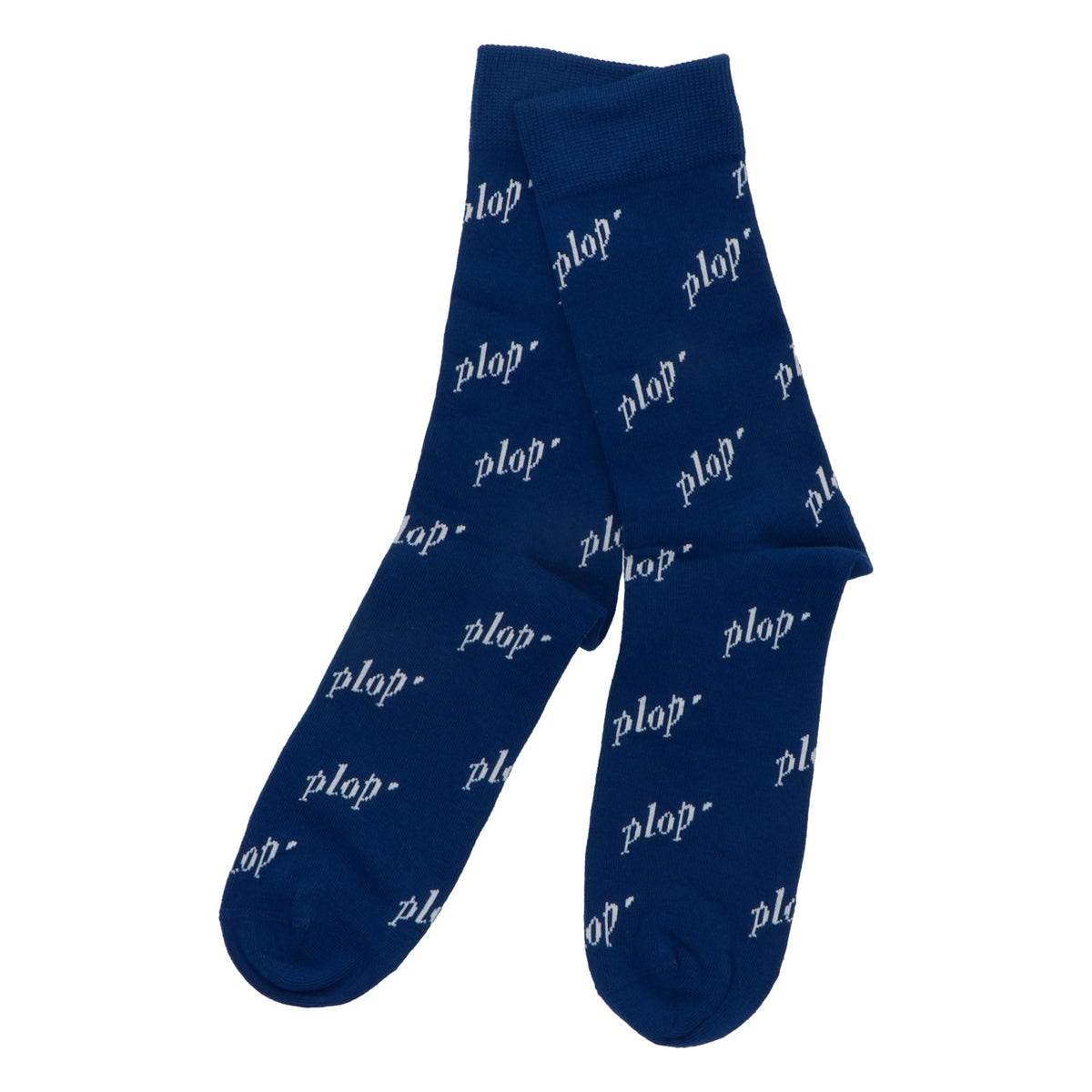 Flensburger Bier Socken Wollsocken Strümpfe Unisex "Plop" Blau – Ansicht 2