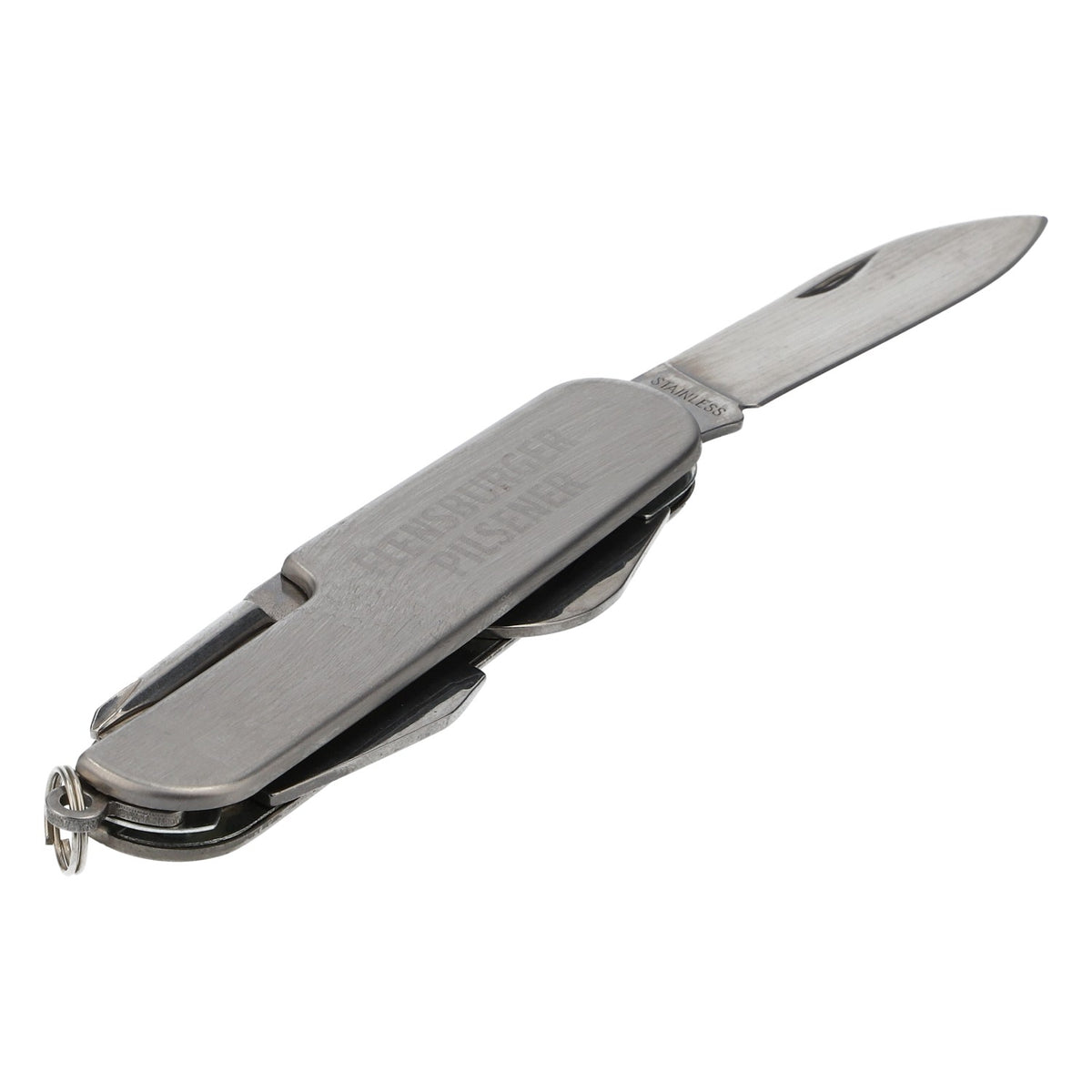 Flensburger Pilsener Edelstahl Taschenmesser Multifunktionsmesser