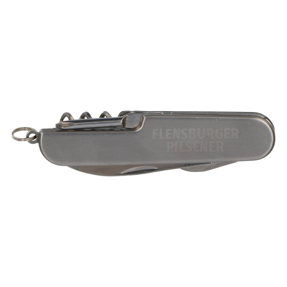 Flensburger Pilsener Edelstahl Taschenmesser Multifunktionsmesser – Ansicht 2