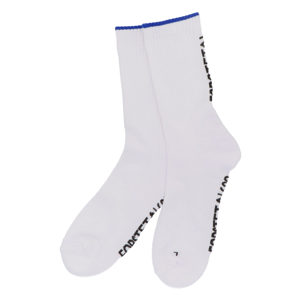 Forstetal Wasser Socken Strümpfe Weiß-blau Logo Senkrecht Gr.37-41