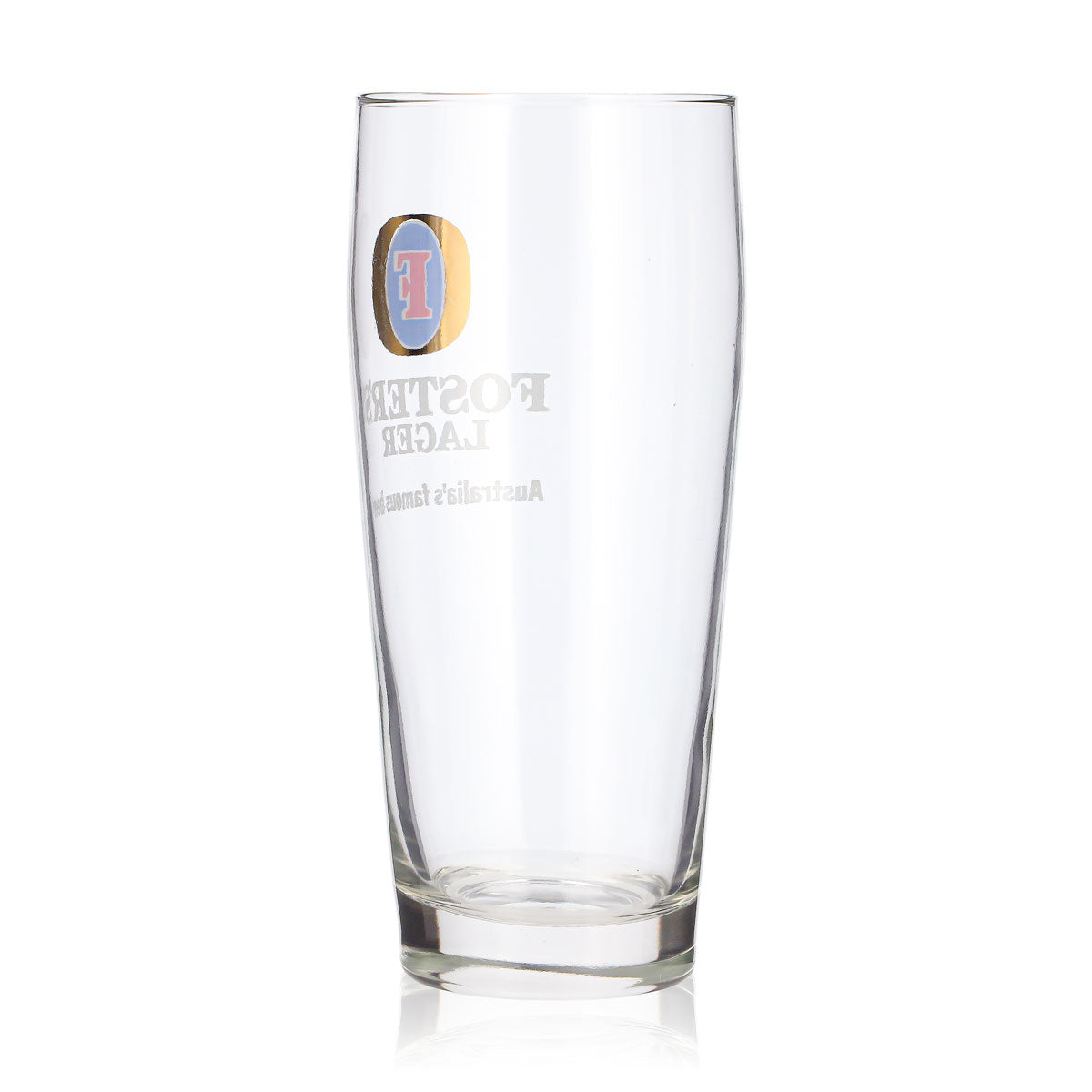 Fosters Bier Glas 0,48l Willi Becher Lager Bierglas Willibecher Bierkrug Seidel – Ansicht 3