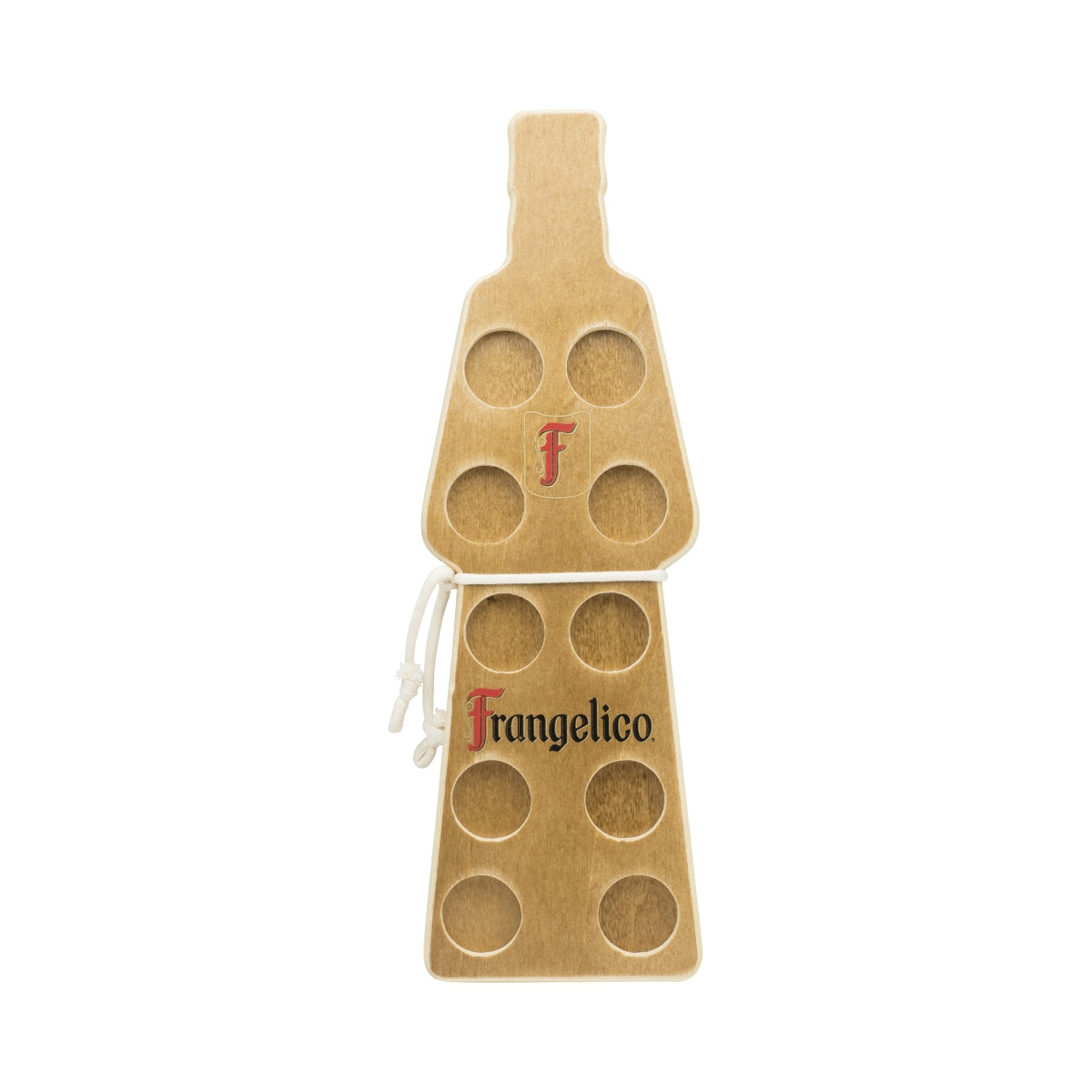6x Frangelico Glas + Tablett Shot Schnaps Kurze 2cl Gläser Stamper Shotmeter Schnapslatte – Ansicht 3