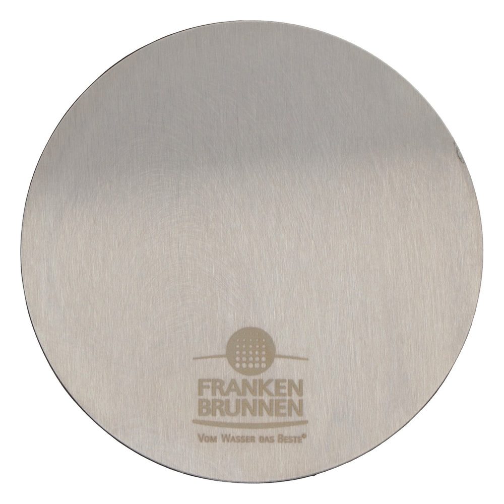 Franken Brunnen Wasser Untersetzer Aluminium Rutschfester Unterboden silber