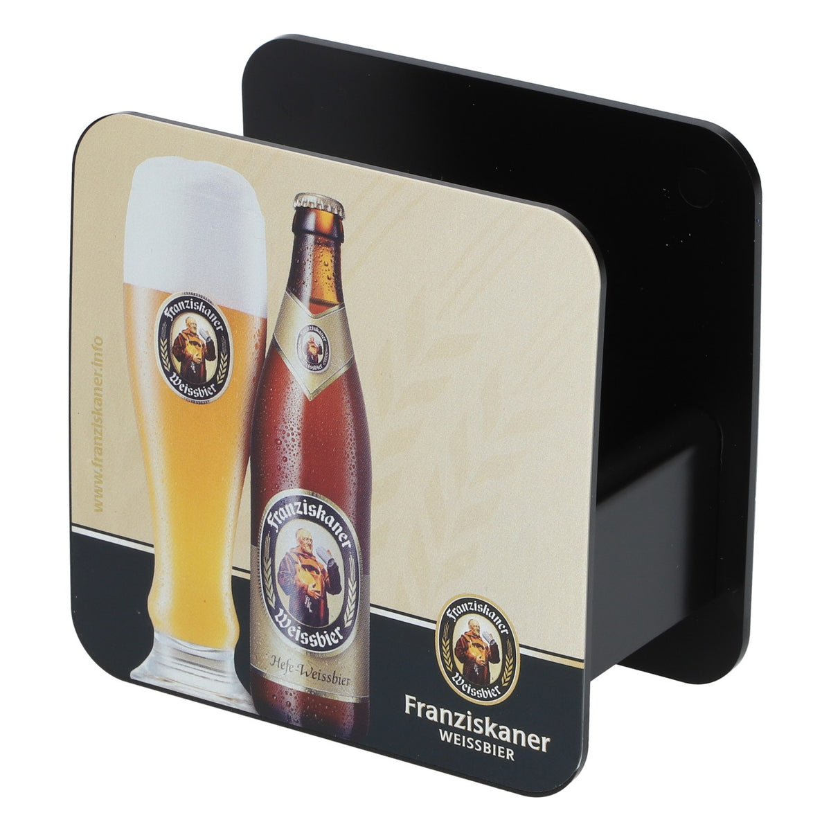 Franziskaner Tischaufsteller Bierdeckelhalter Untersetzerhalter Flyerhalter – Ansicht 2