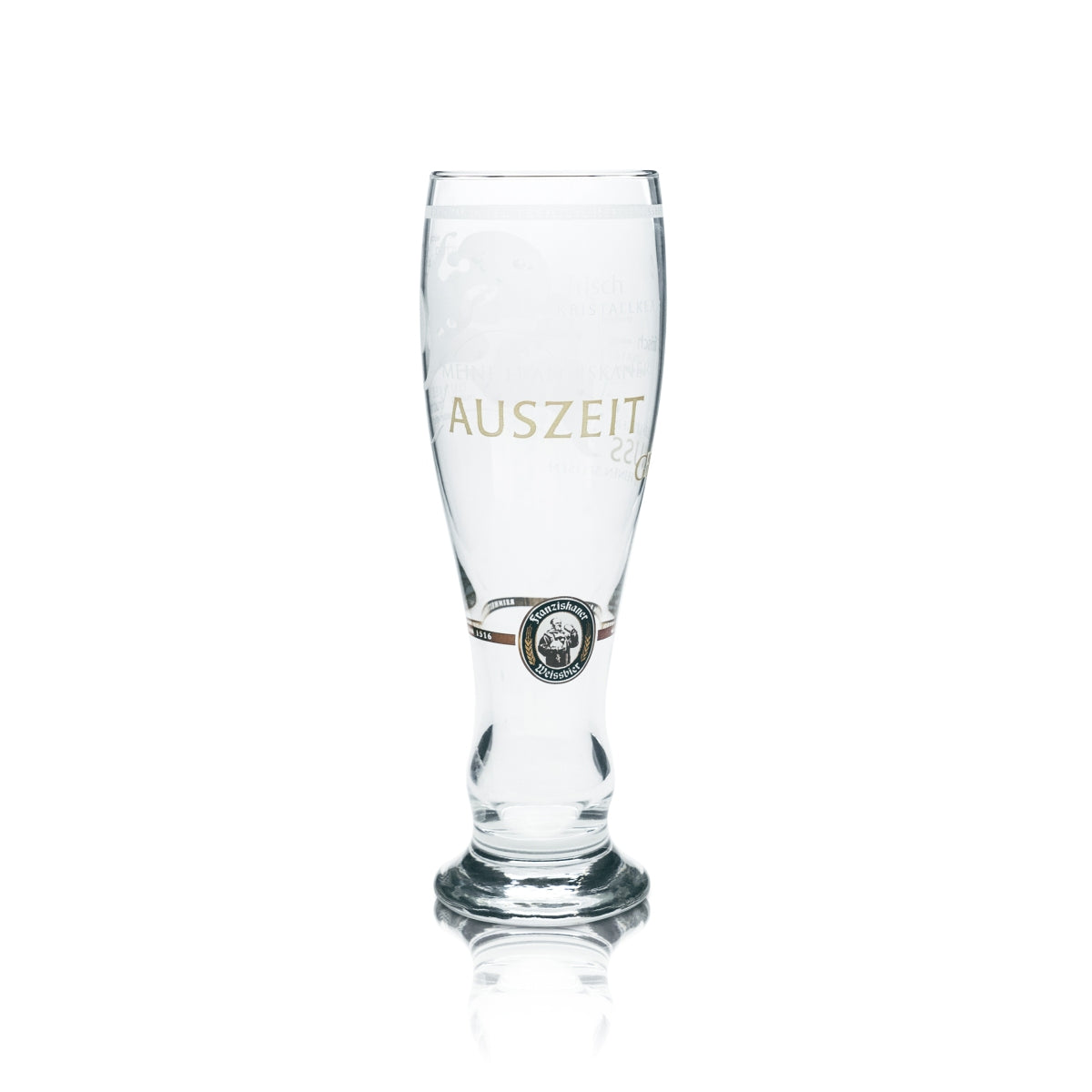 6x Franziskaner Weißbier Glas 0,5l Hefe Weizen Gläser Gastro Sammler Brauerei – Ansicht 2