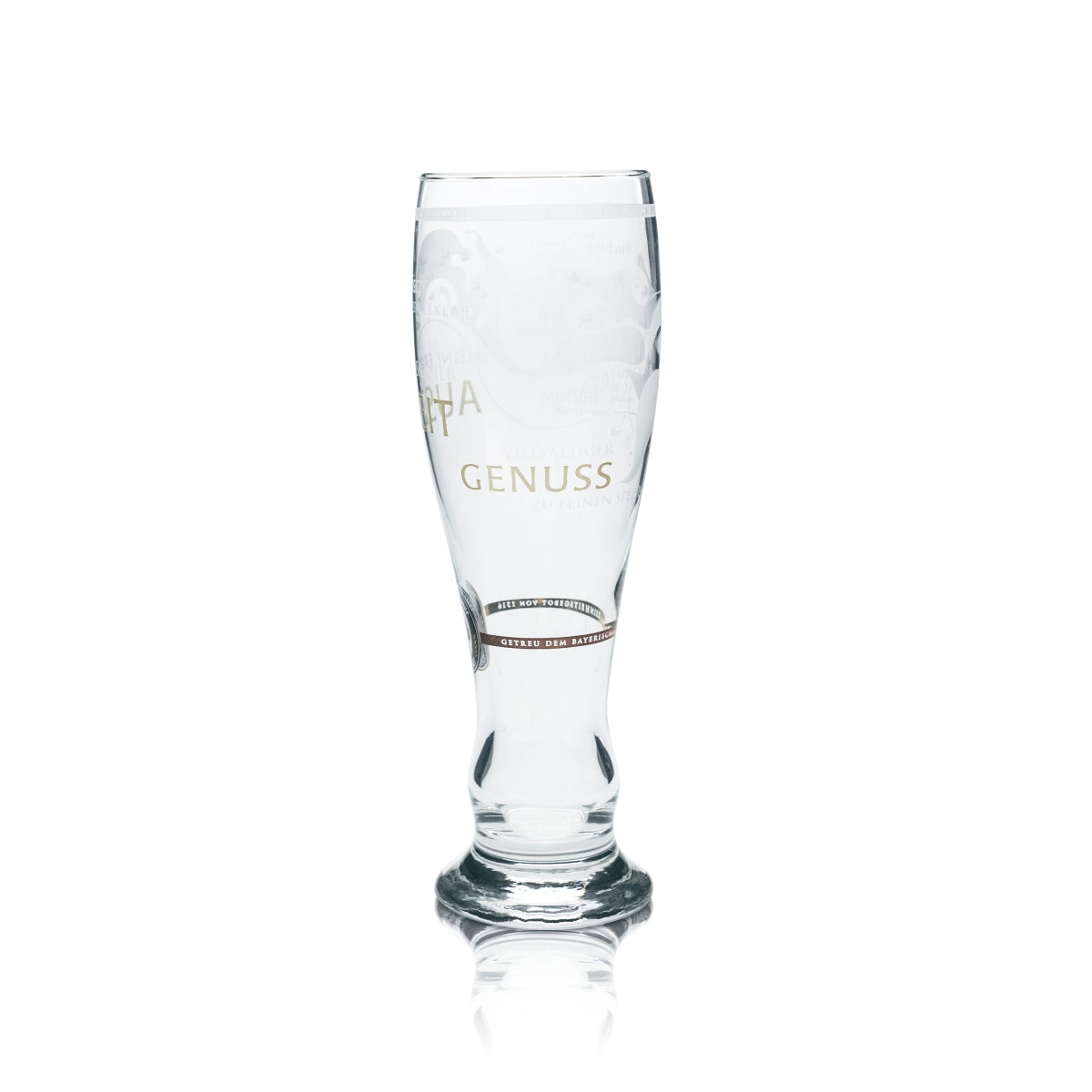 6x Franziskaner Weißbier Glas 0,5l Hefe Weizen Gläser Gastro Sammler Brauerei – Ansicht 4