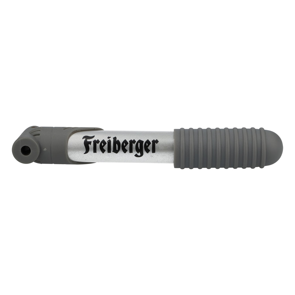 Freiberger Bier Fahrradpumpe Luftpumpe grau Fahrradzubehör