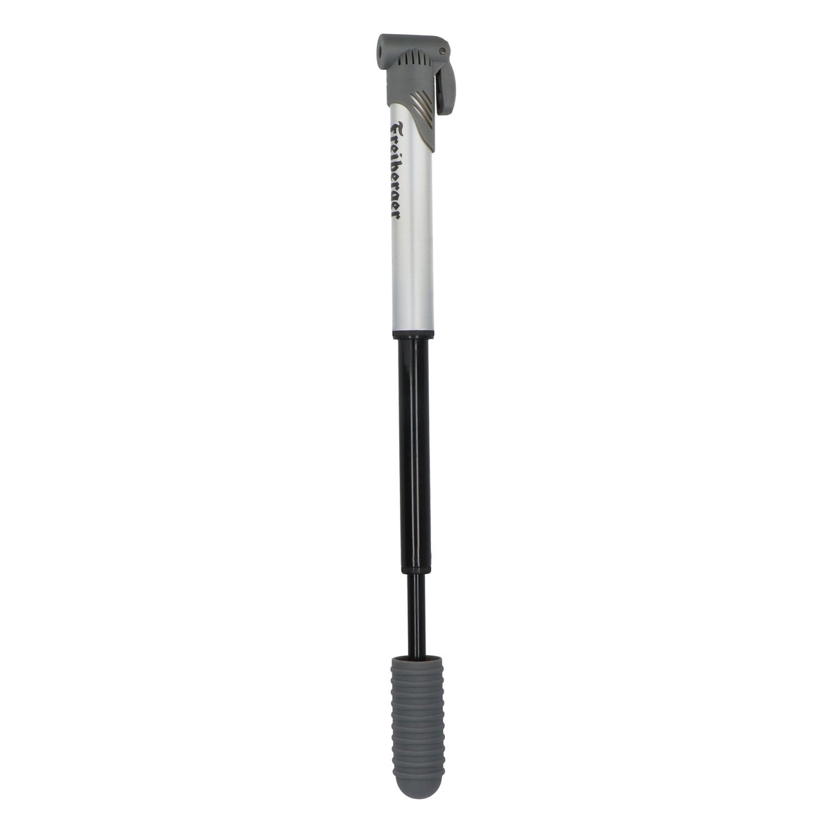 Freiberger Bier Fahrradpumpe Luftpumpe grau Fahrradzubehör – Ansicht 4