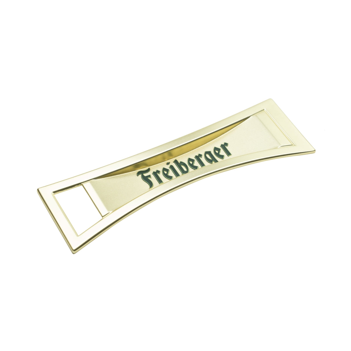 Freiberger Bier Flaschenöffner Kapselheber Hebelöffner Gold DGD
