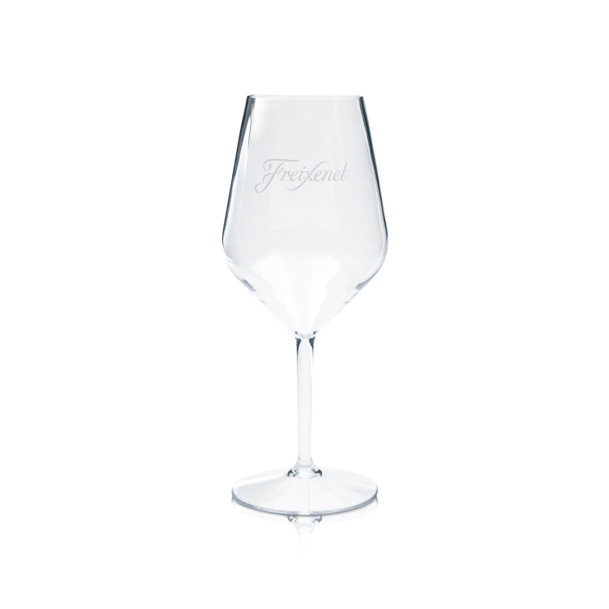 6x Freixenet Kunststoff Glas 0,4l Plastik Sekt Wein Stiel Gläser Mehrweg Aperitif – Ansicht 2