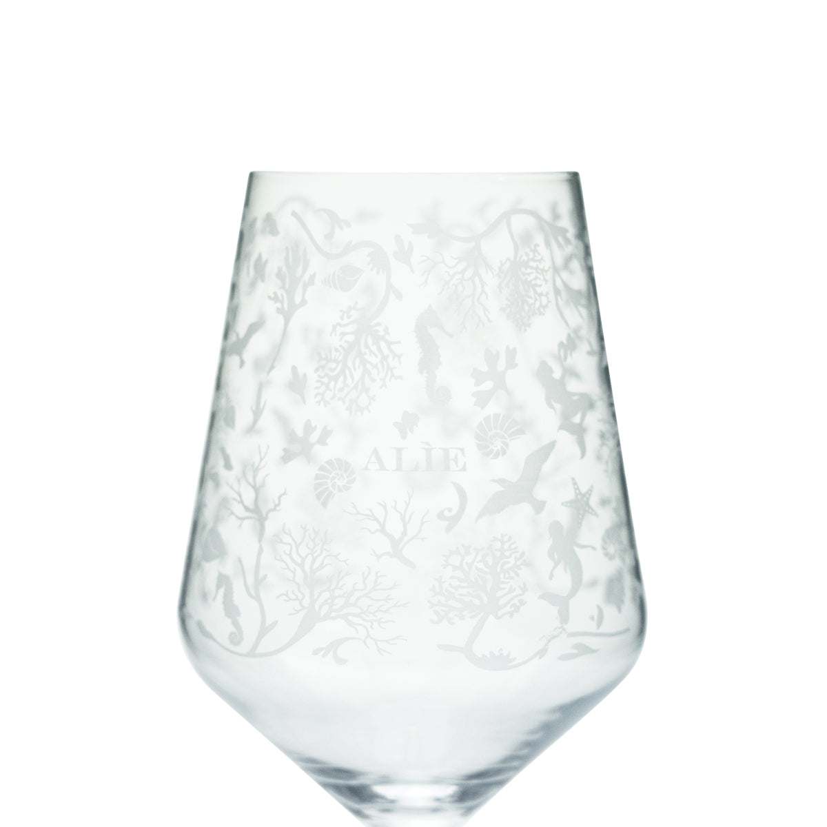 Frescobaldi Wein Glas 0,53l Kelch Alíe Design Blumenmuste Aperitif Cocktail Bar – Ansicht 3