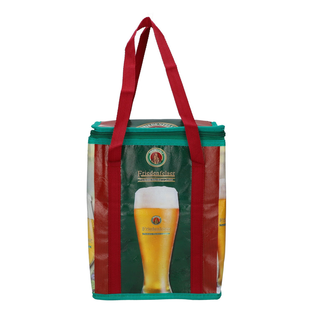 Friedenfelser Bier Tasche Kühltasche ISO grün neu Mischgewebe – Ansicht 2