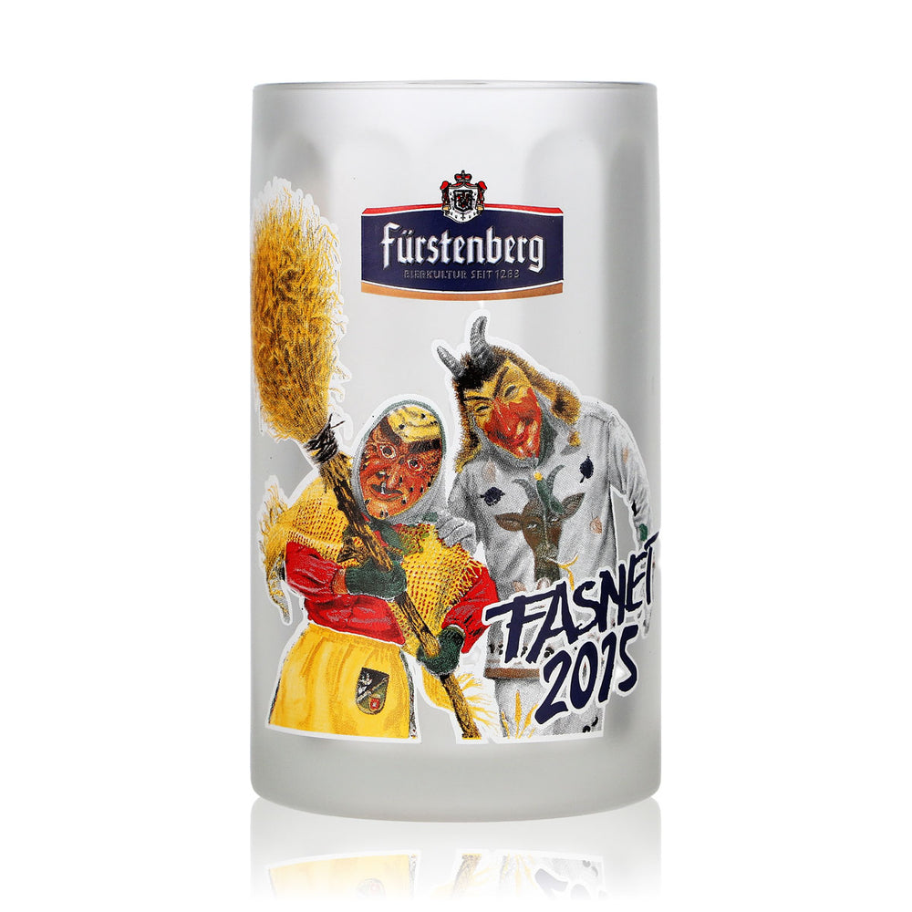 Fürstenberg Bier Glas 0,25l Krug Fasnet 2015 Frostet Rastal