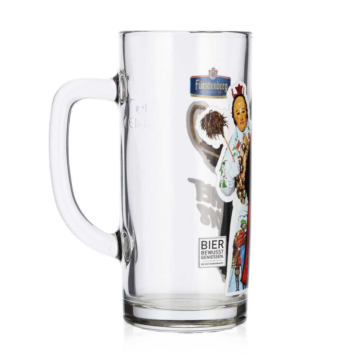 Fürstenberg Bier Glas 0,2l Krug Fasnet 2018 – Ansicht 3