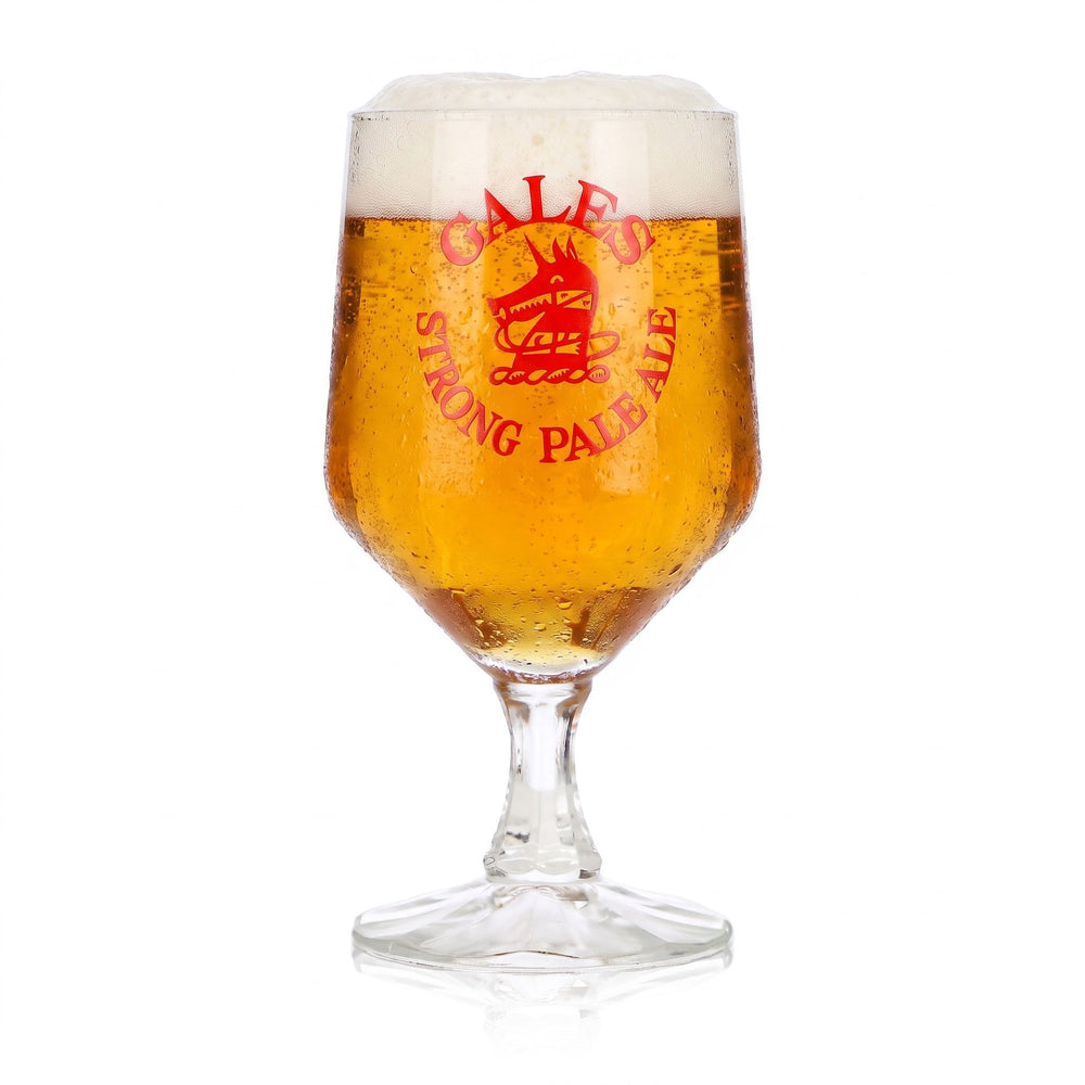 Gales Brewery Bier Glas 0,29l Tulpe Strong Pale Ales Hunde Logo Rotes Logo