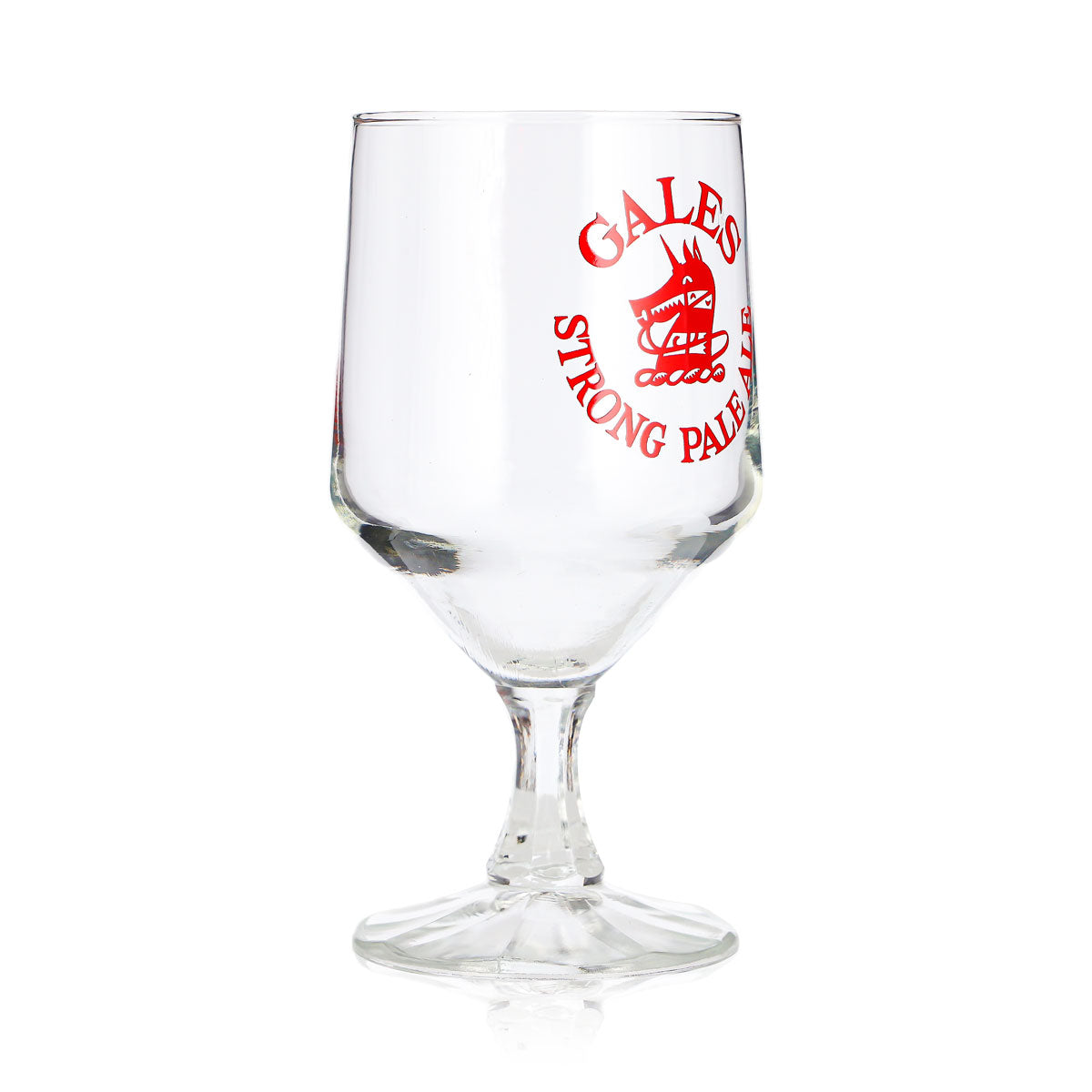 Gales Brewery Bier Glas 0,29l Tulpe Strong Pale Ales Hunde Logo Rotes Logo – Ansicht 3