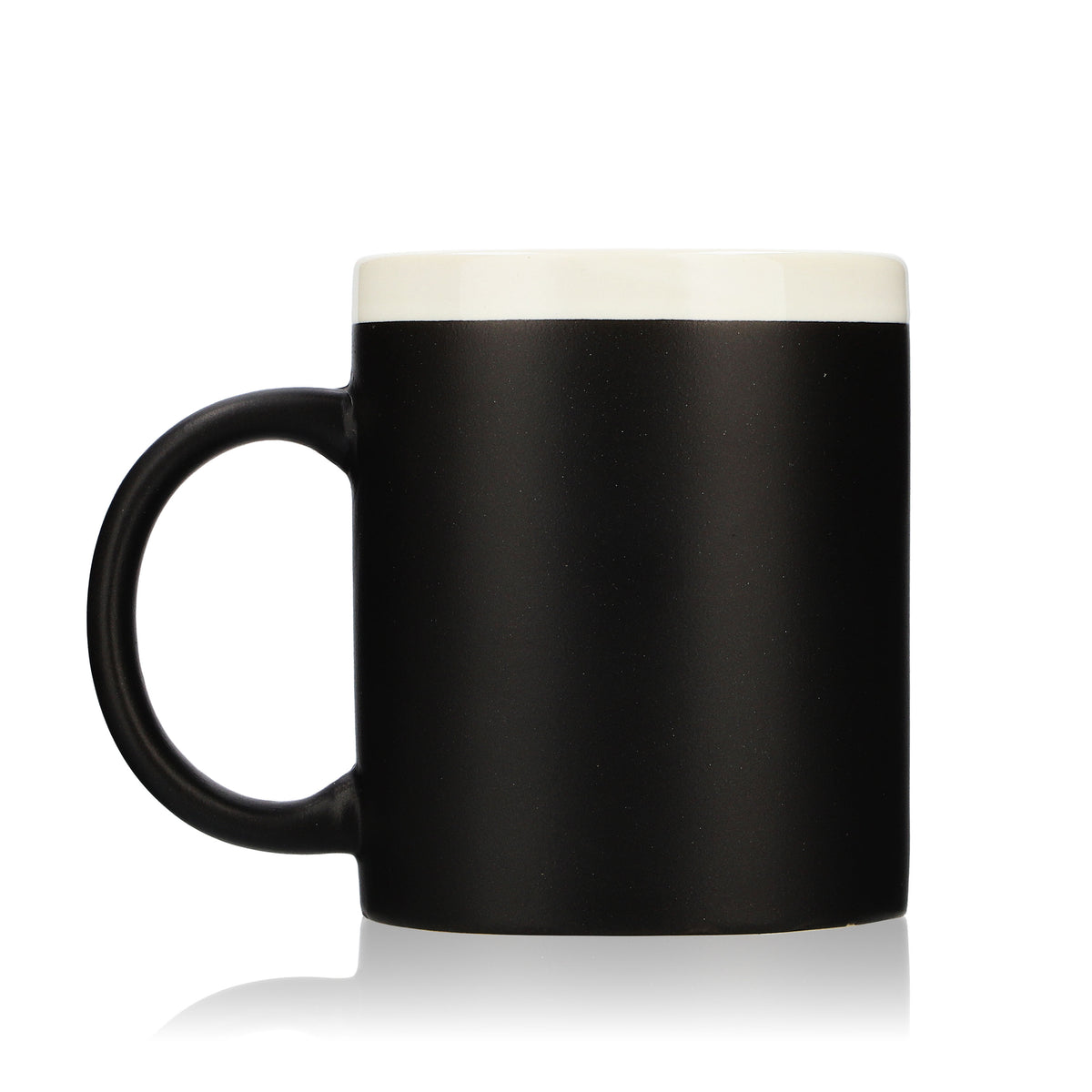 Gauloises Zigaretten Glas 0,31l Tasse Becher Schwarz zum Beschriften m. Kreide – Ansicht 3