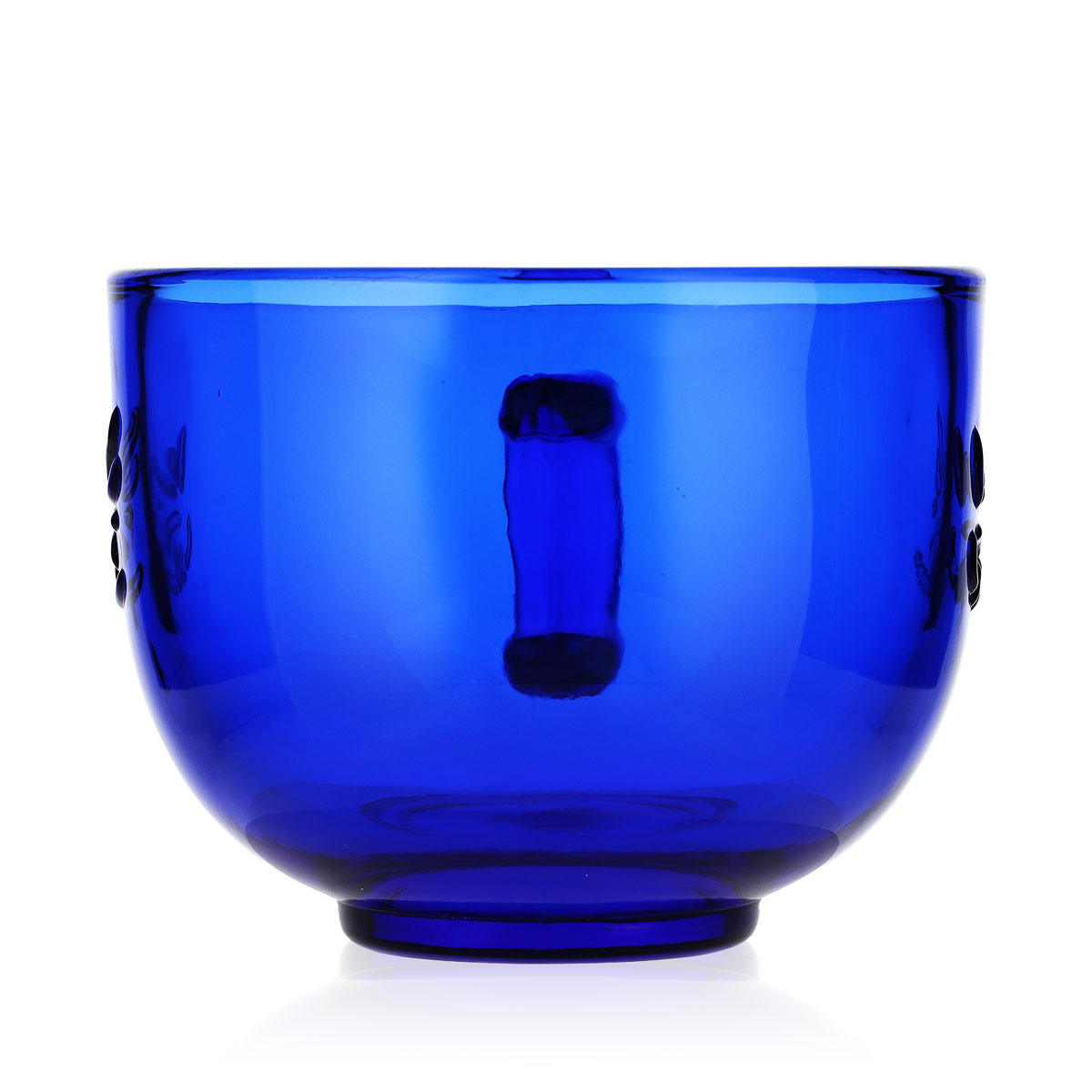 Gauloises Zigaretten Glas Kaffeebecher 0,4l Kaffetasse blaue Ausführung – Ansicht 3