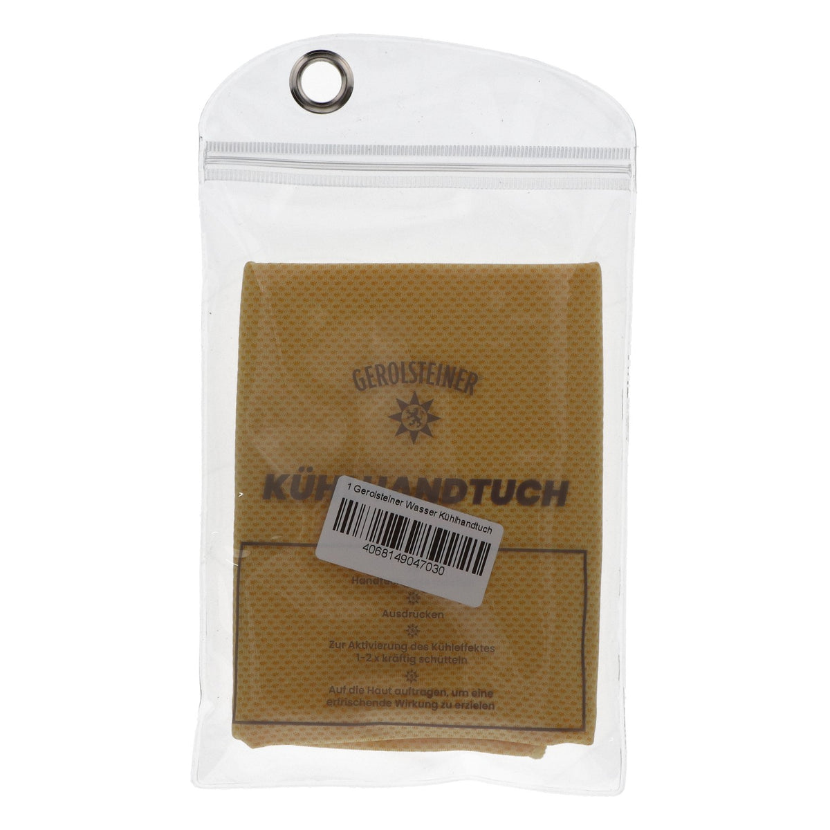 Gerolsteiner Wasser Kühlhandtuch Gelb Bar Handtuch Towel Gastro – Ansicht 3