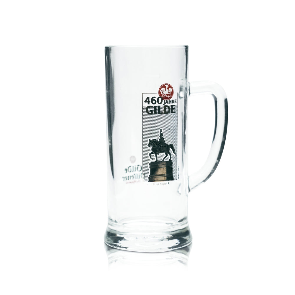 Gilden Pilsener Glas 0,3l Bier Krug 460 Jahre "Ernst August I" Sammler Edition