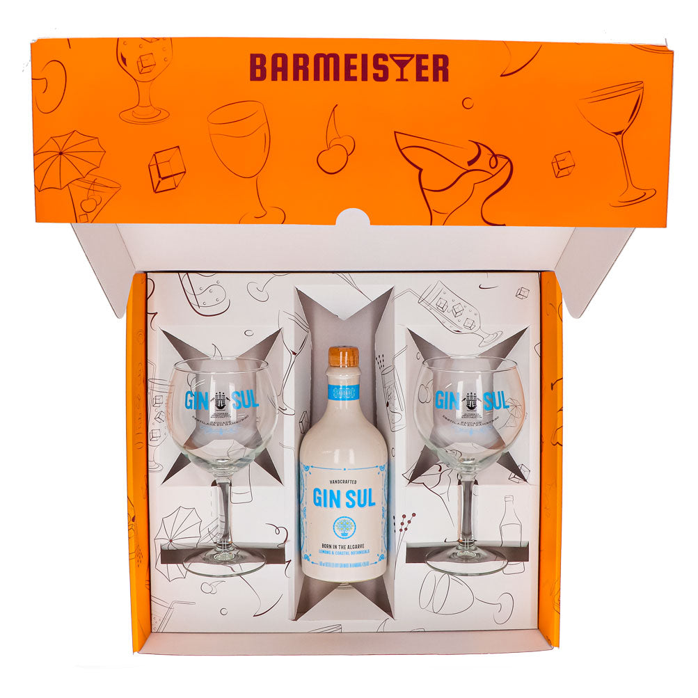 Gin Sul Geschenkset 0,5l 43,5% + Ballonglas I Orange – Ansicht 3