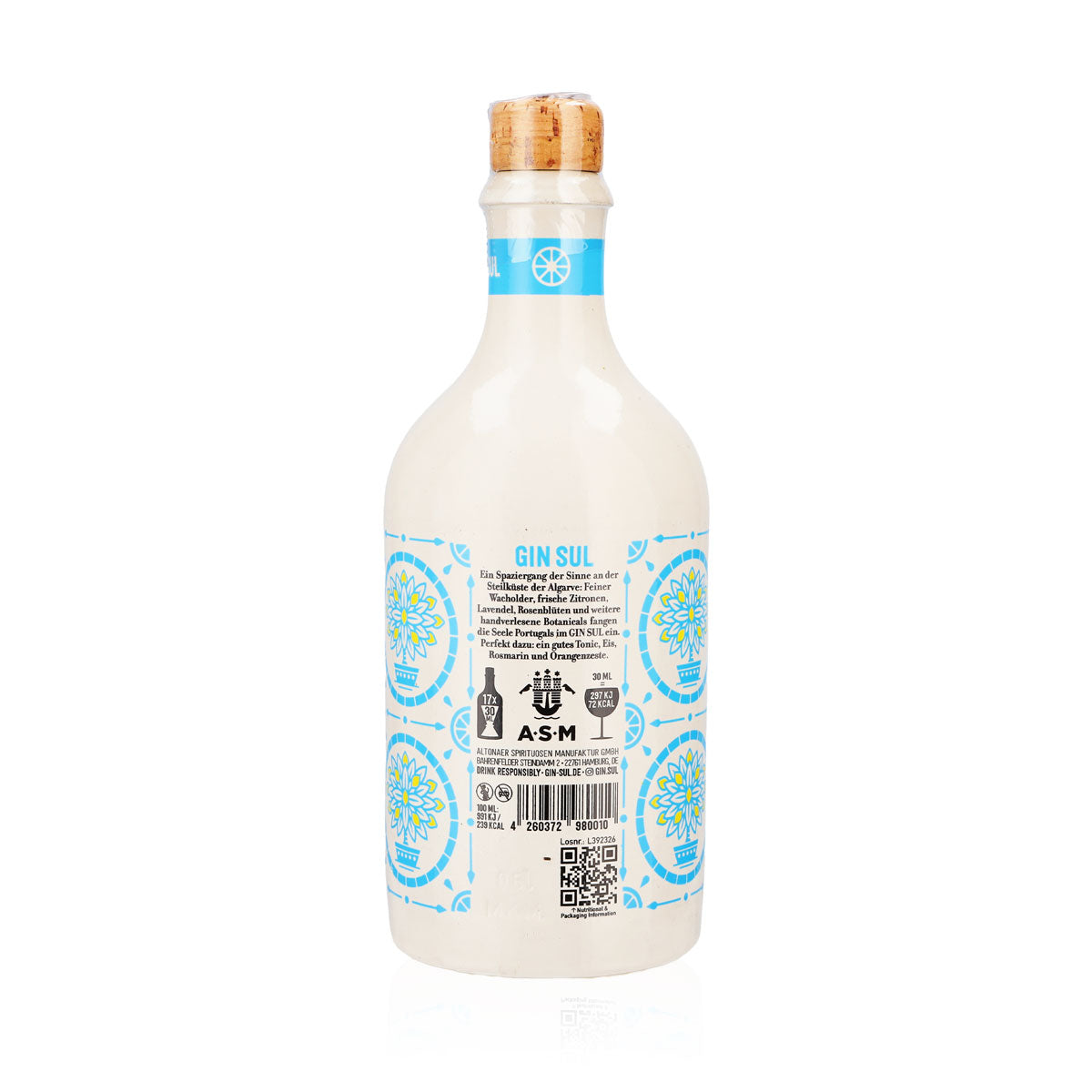 Gin Sul Geschenkset "Fenster zum Süden" 0,5l 43% vol. + 1x 0,6l Copa-Glas – Ansicht 10