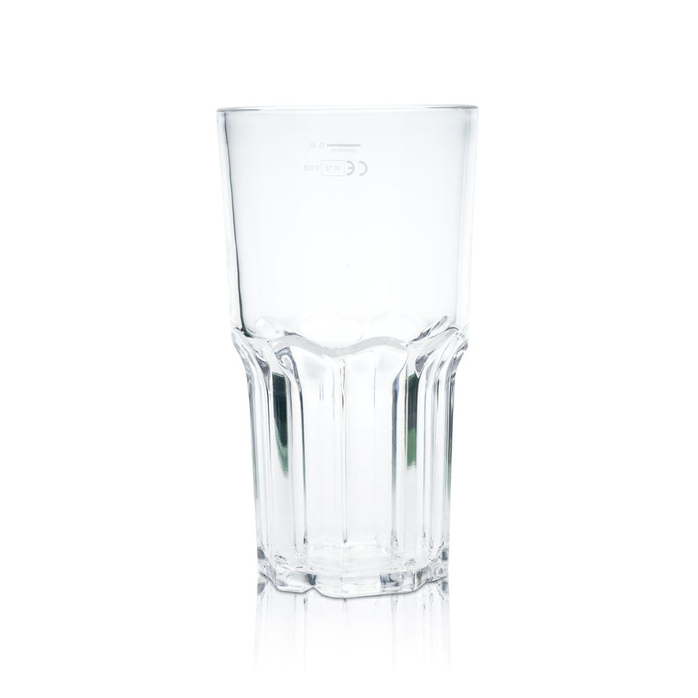 glass4ever Becher Glas 0,47l Kunststoff Mehrweg Gläser Unzerbrechlich Universal
