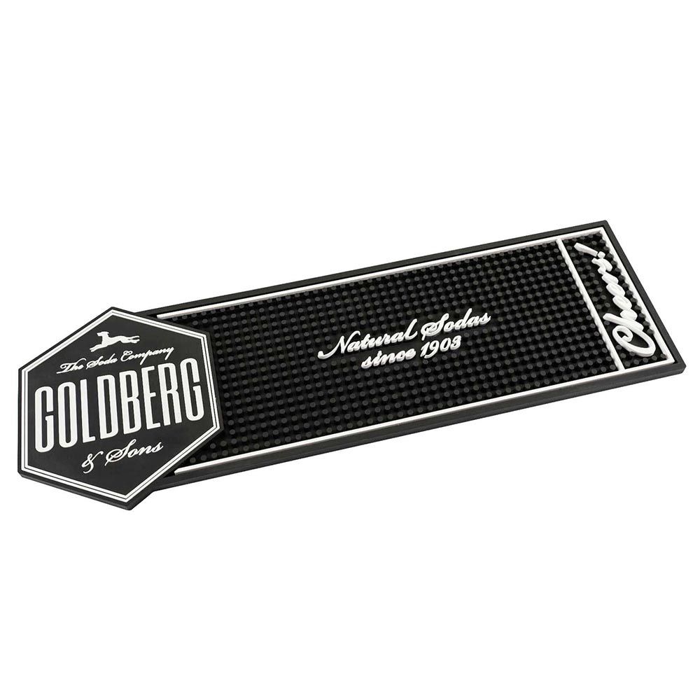 Goldberg Barmatte Runner Abtropf Spill Unterlage Gummi Rutschfest Gastro Bar