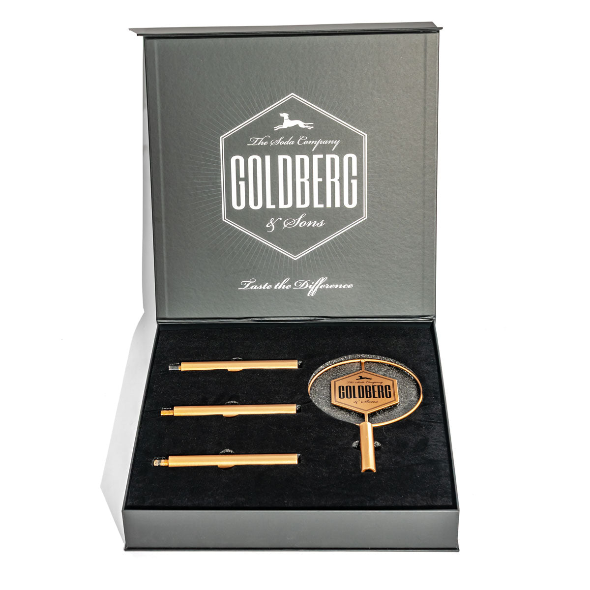 Goldberg Softdrink Gläserbaum Gläserträger Glaspresenter Serving Tree Kupfer – Ansicht 4