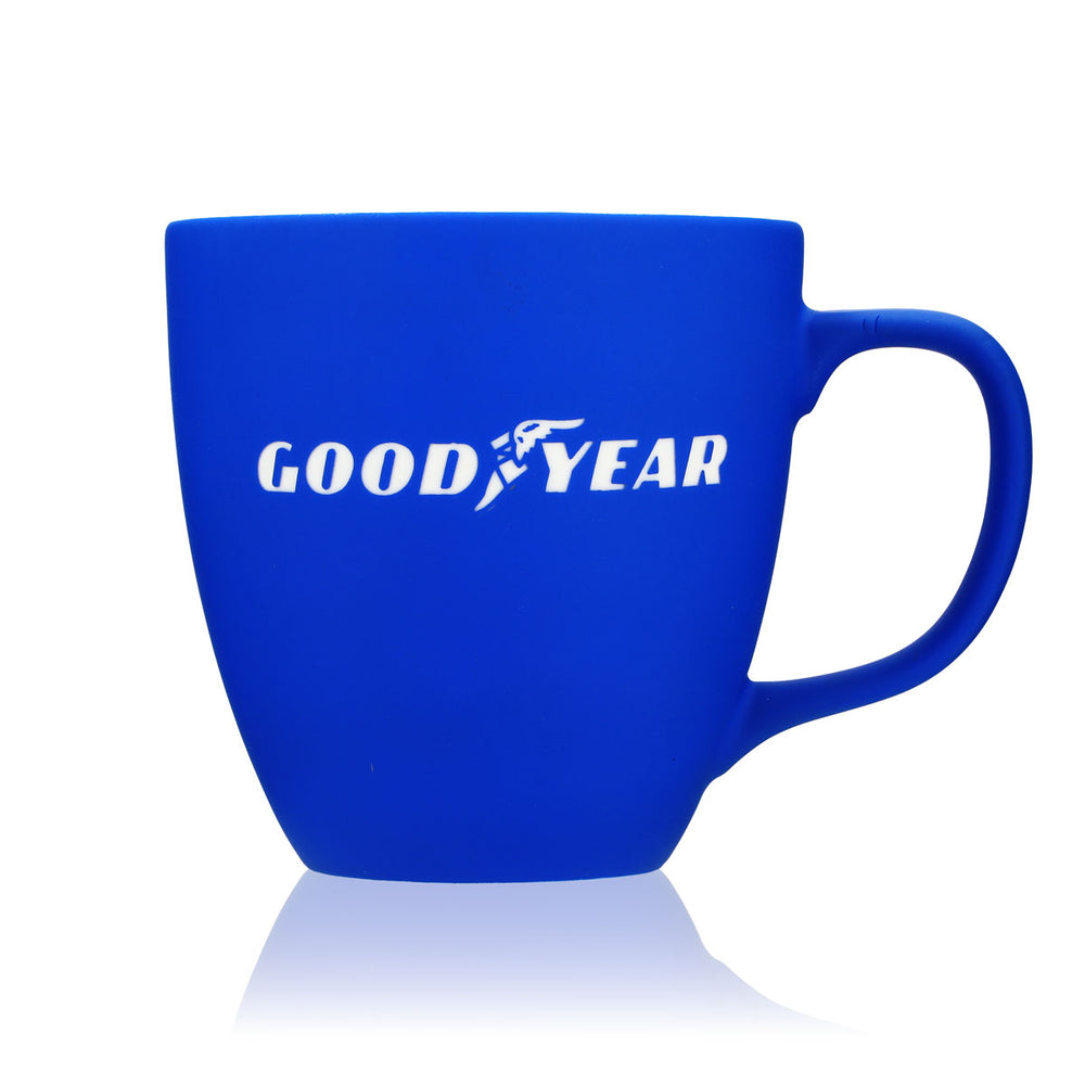 Goodyear Reifen Becher Kaffeebecher Teebecher 0,43l Tasse Blau