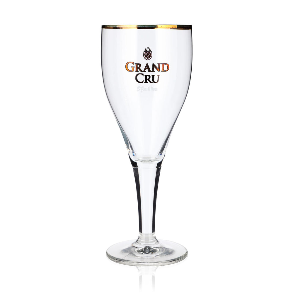 Grand Cru Bier Glas 0,55l Pokal Goldrand